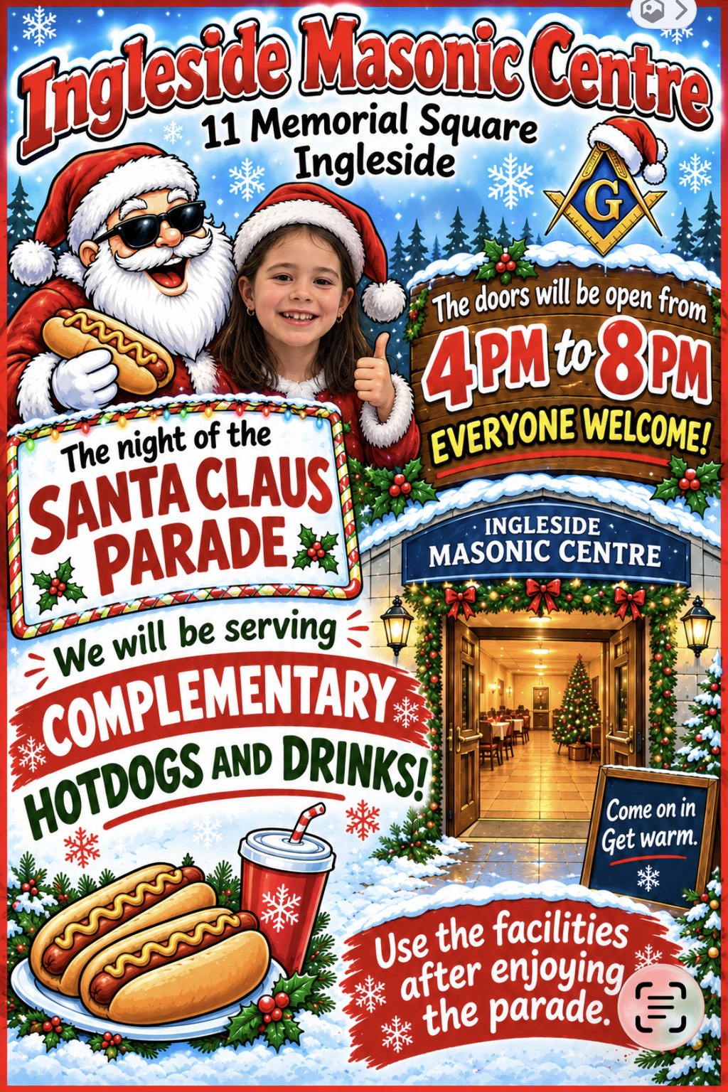Santa Claus Parade Night – Ingleside Masonic Centre
